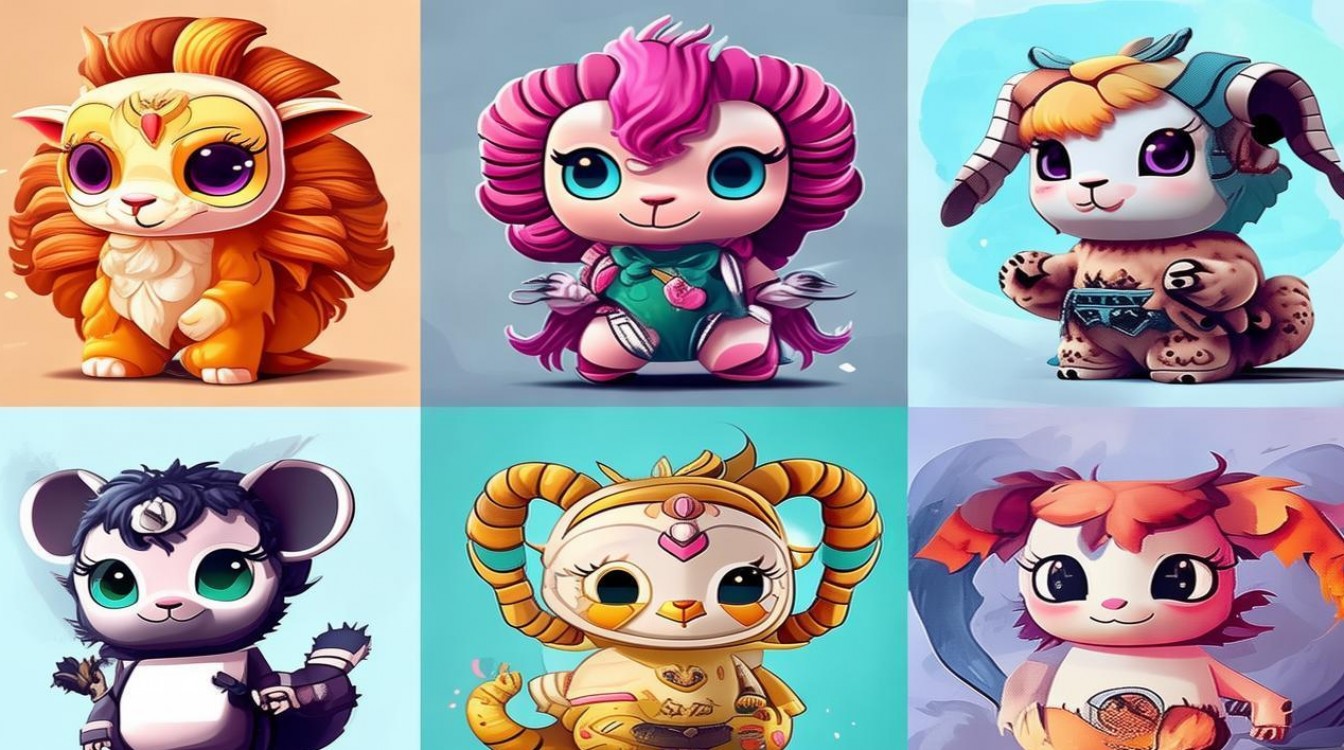 哪里能找到十二星座的可爱漫画图片？超萌素材合集推荐！