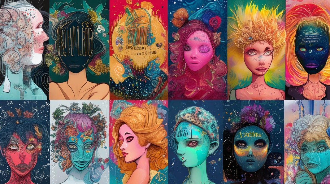 星座女头加文字