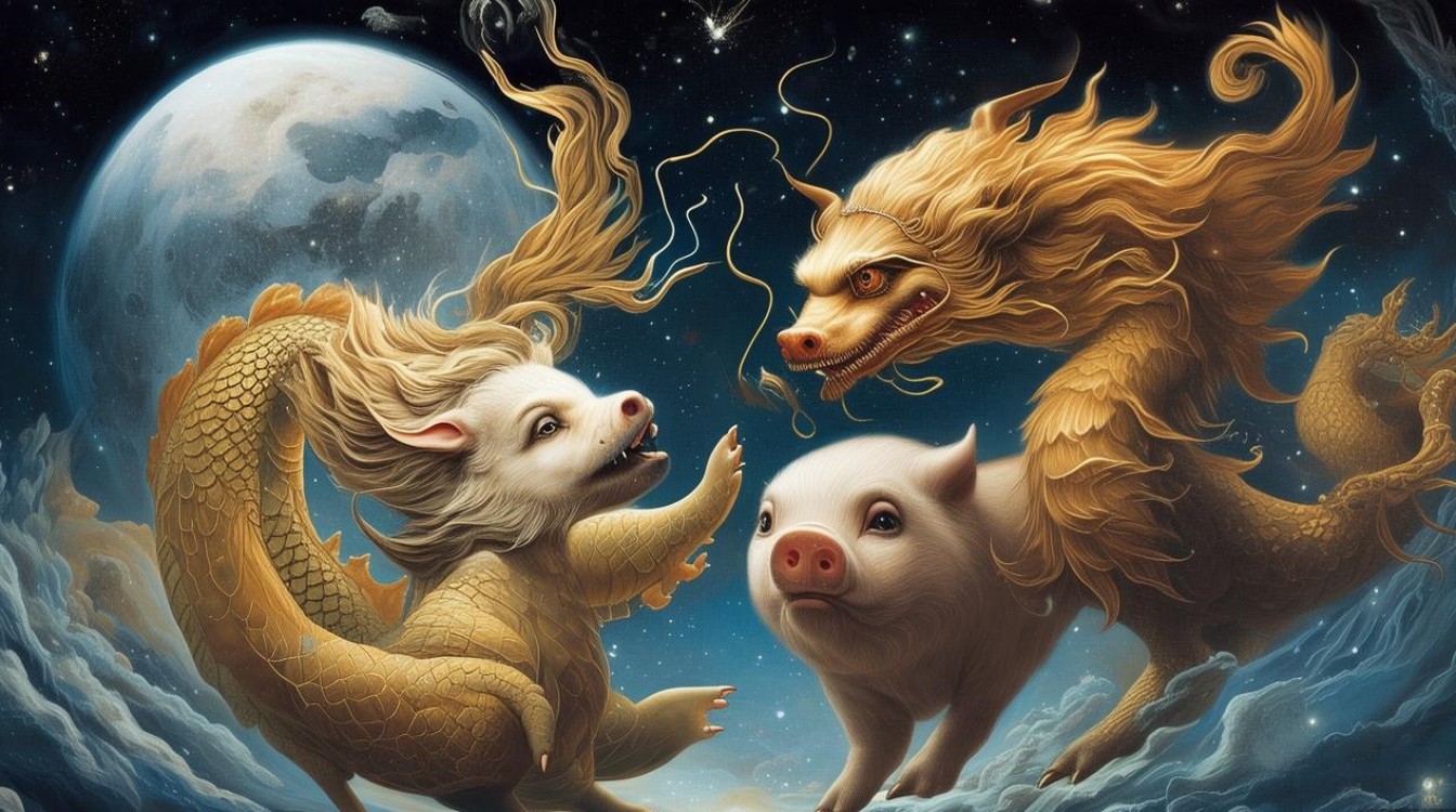 属相女龙与猪相配之谜，真有天生缘分还是八字不合？