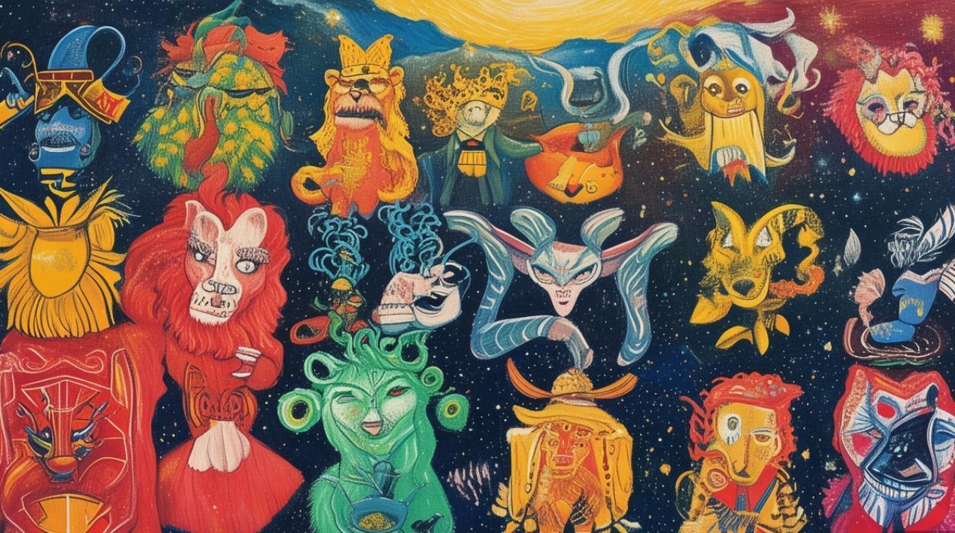 12星座手绘图揭秘，哪个星座的手绘最传神，你属哪一签？