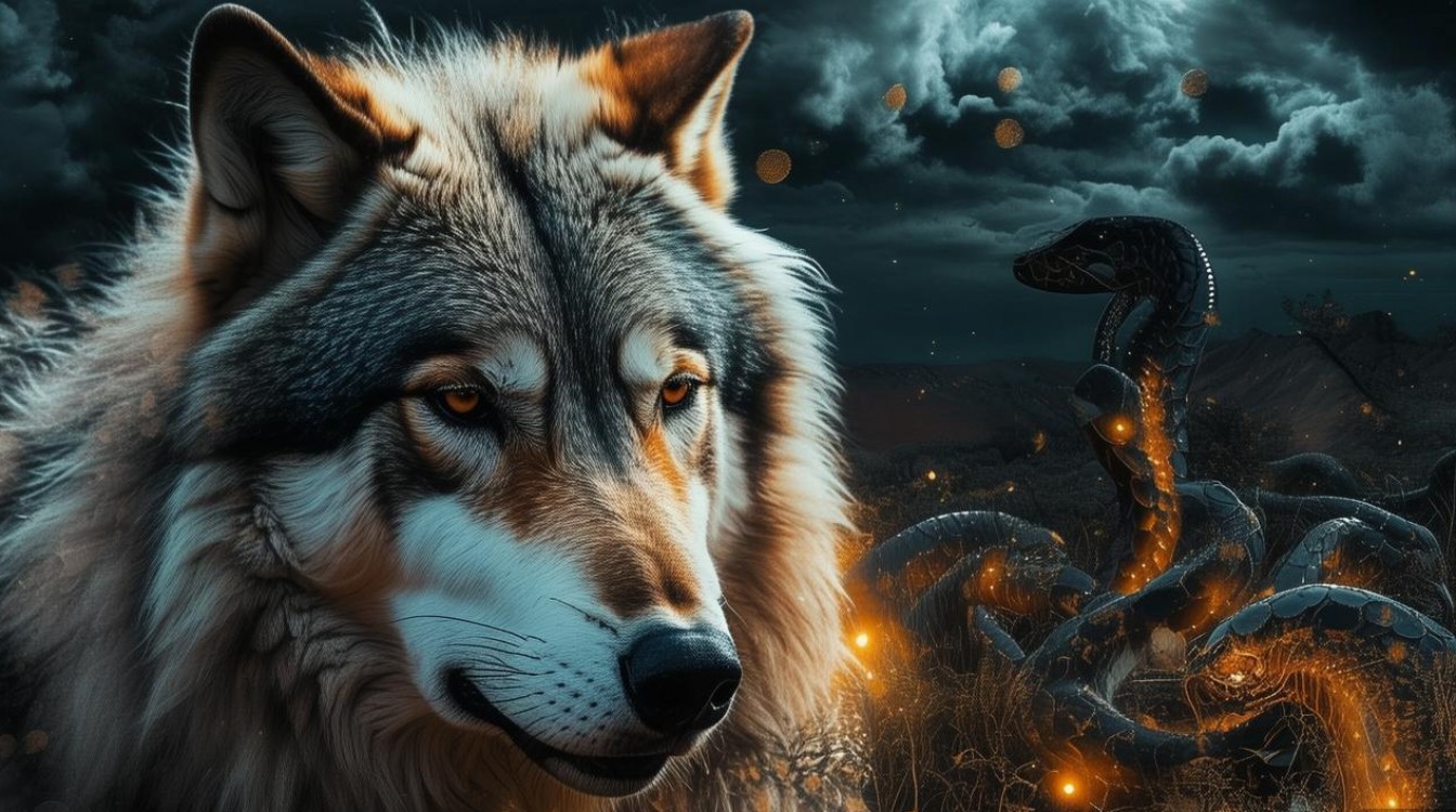 梦到狼和蛇预示什么？揭秘梦境中的神秘动物象征