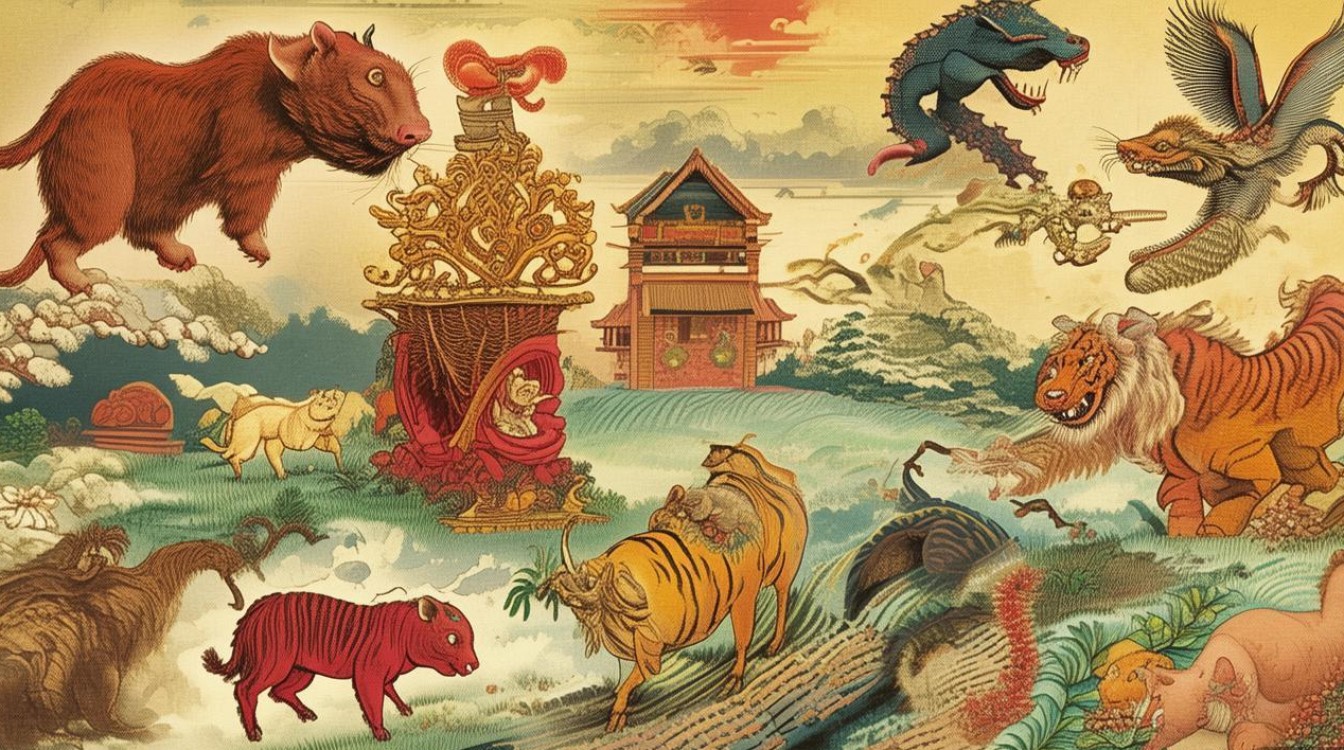中国的十二属相传说 中国的十二属相传说