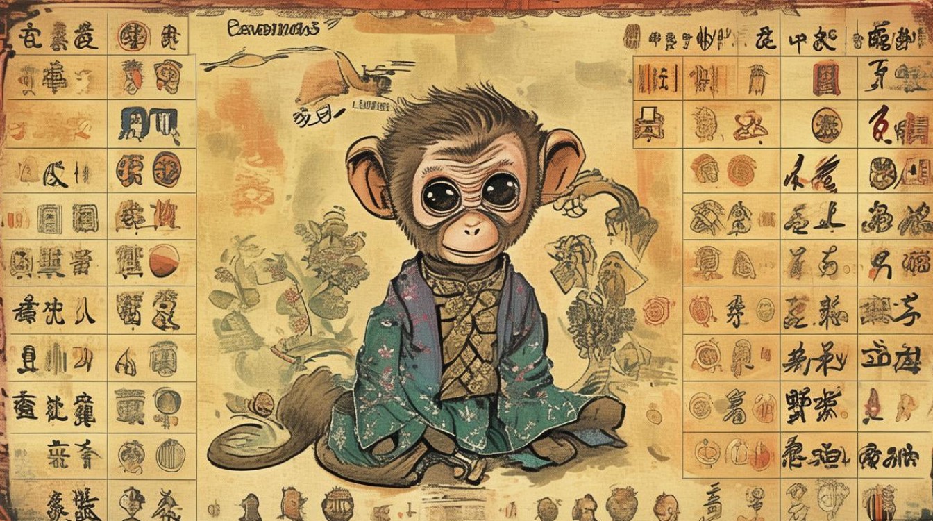 属猴婚配表大全揭秘，哪些生肖与猴最般配？