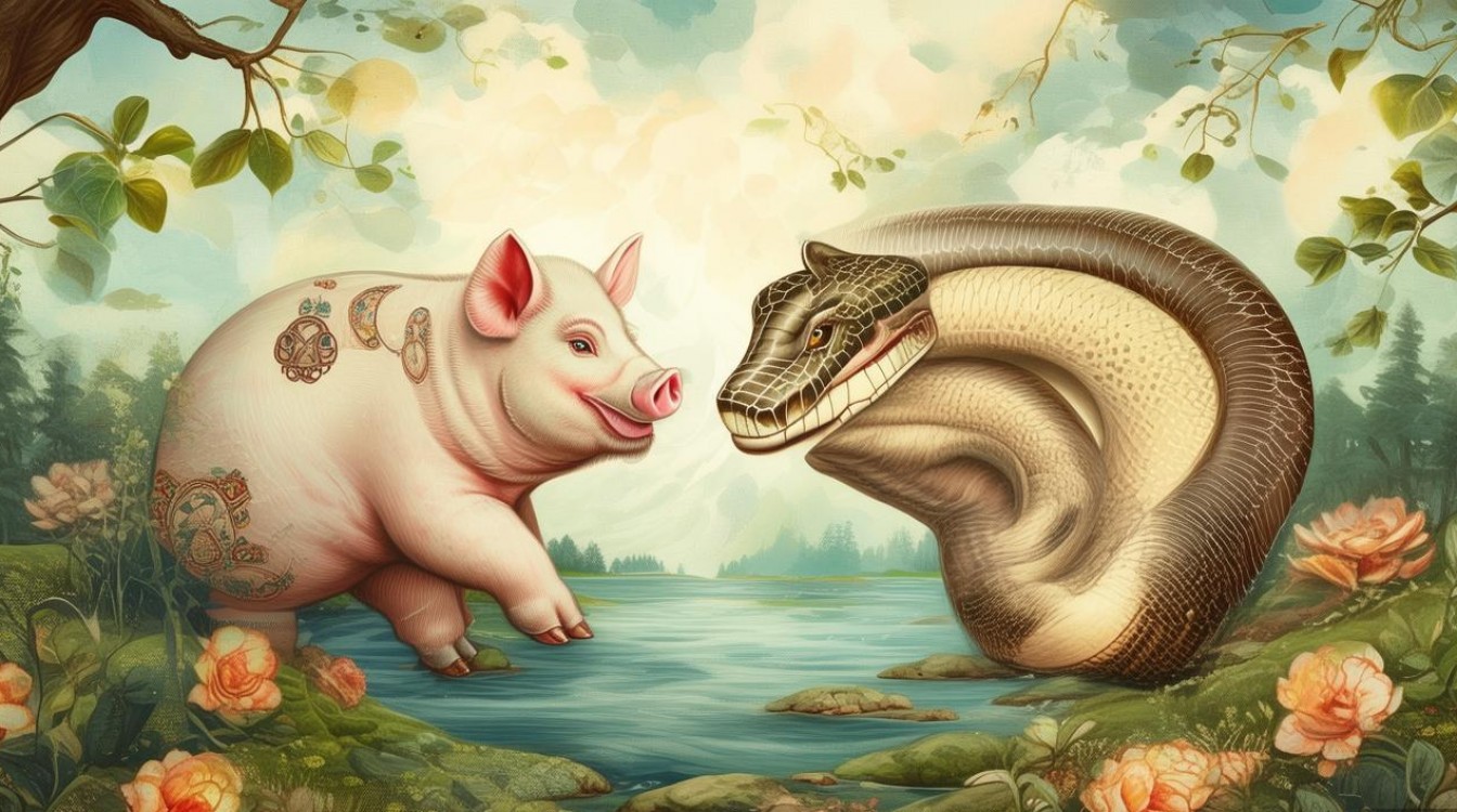 属相猪与蛇的缘分，是否相配，揭秘生肖相克之谜？