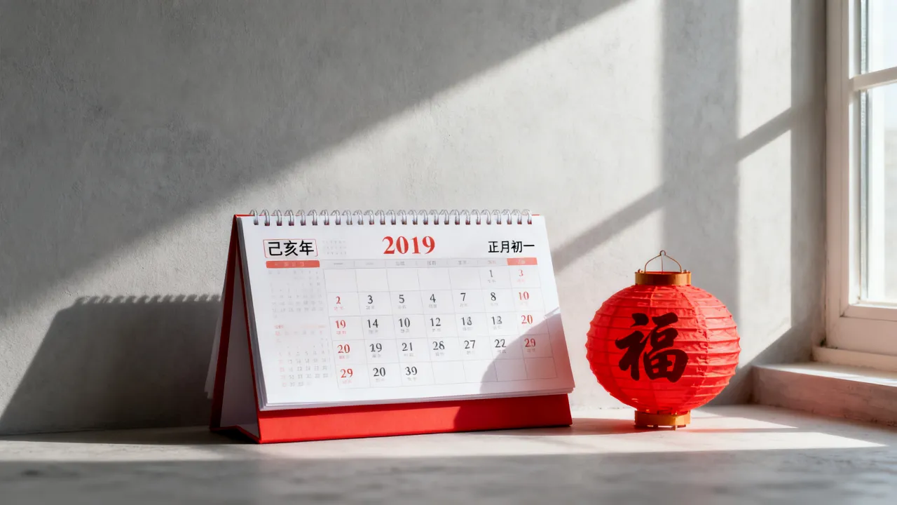 2019年阴历是多少 2019年阴历是多少