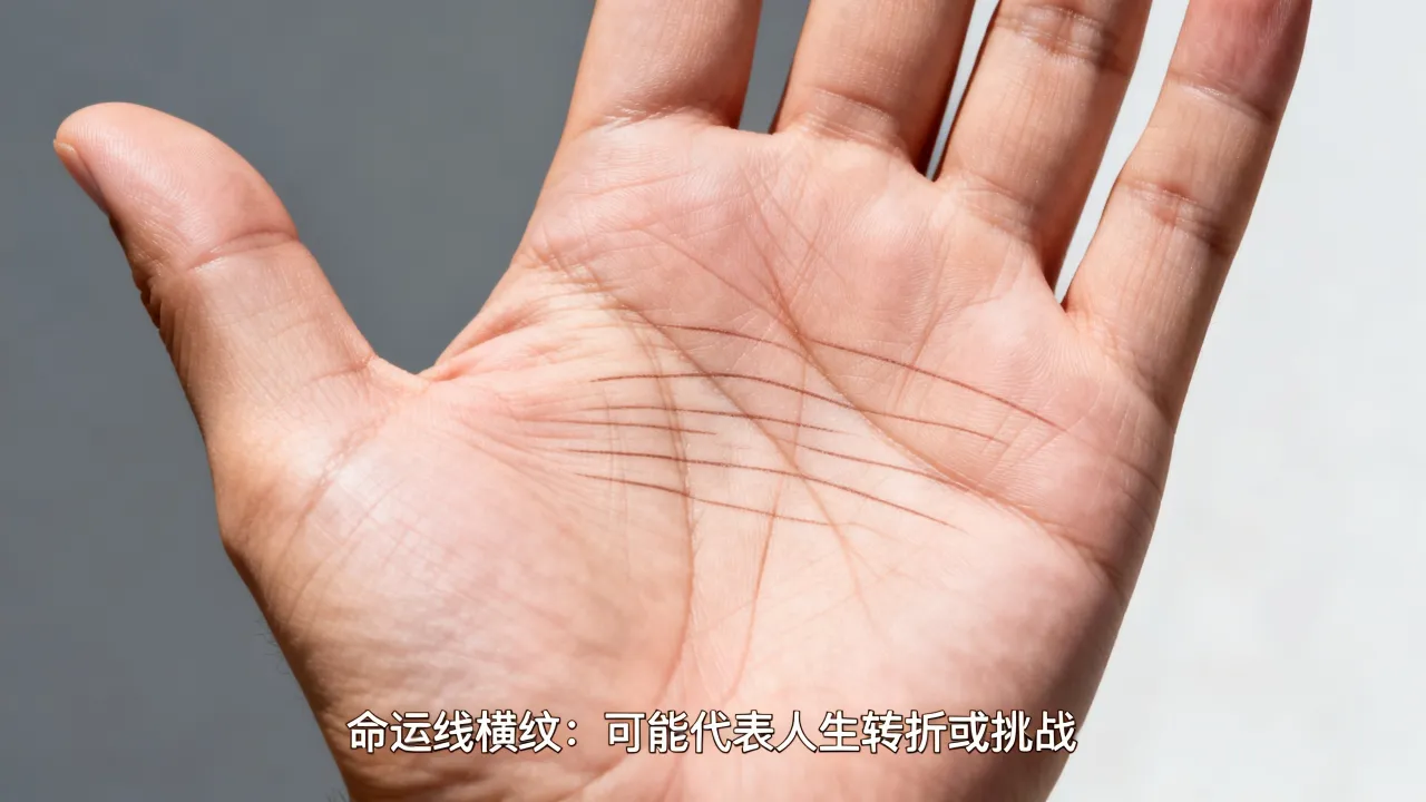 命运线有横纹代表什么，命运线有横纹是什么征兆
