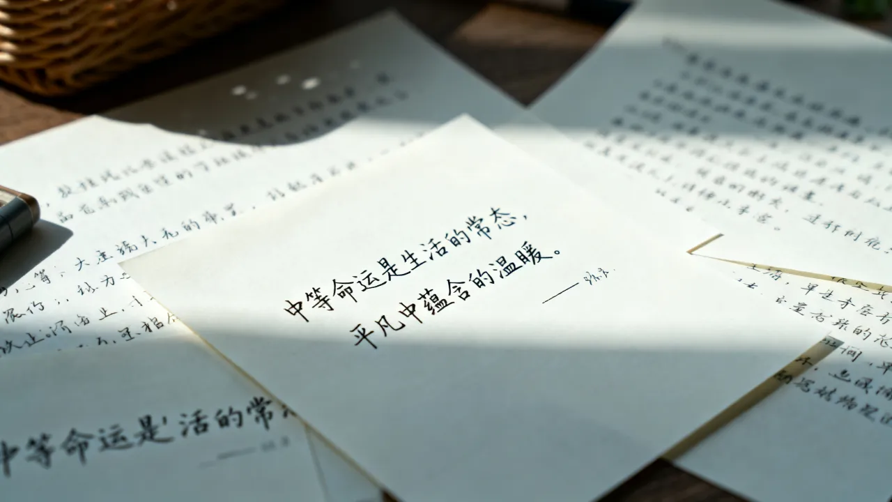 什么是中等命运 什么是中等命运