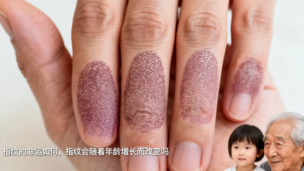 指纹的命运如何,指纹会随着年龄增长而改变吗 指纹的命运如何,指纹会随着年龄增长而改变吗