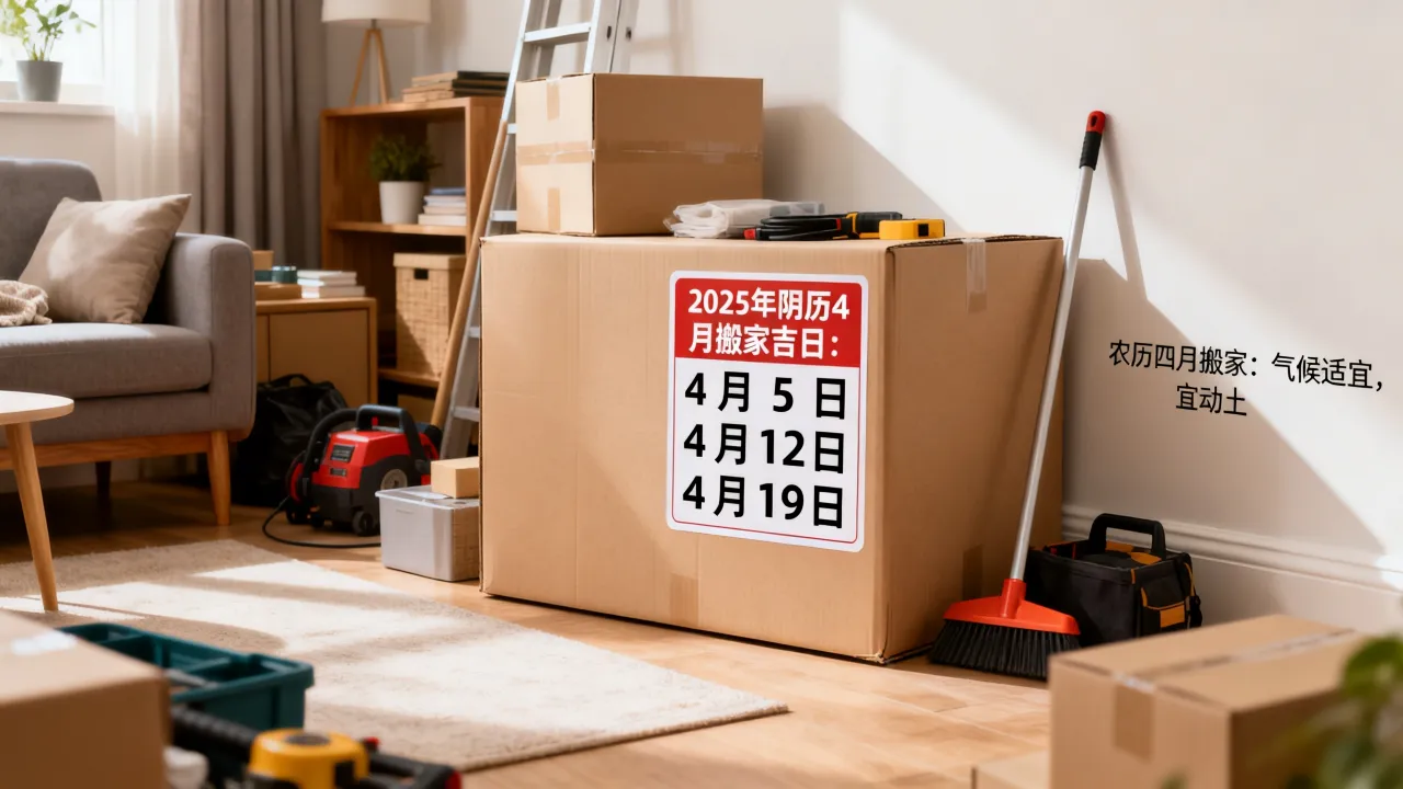 2025年阴历4月搬家吉日有哪些?,农历四月搬家好不好 2025年阴历4月搬家吉日有哪些?,农历四月搬家好不好