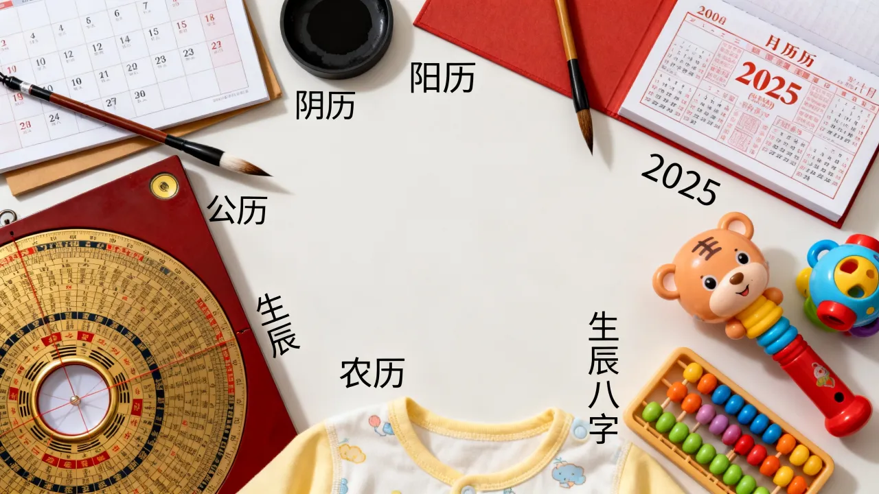 起名用阳历还是阴历?2025年宝宝起名按农历还是公历更准确,生辰八字到底参考哪个 起名用阳历还是阴历?2025年宝宝起名按农历还是公历更准确,生辰八字到底参考哪个