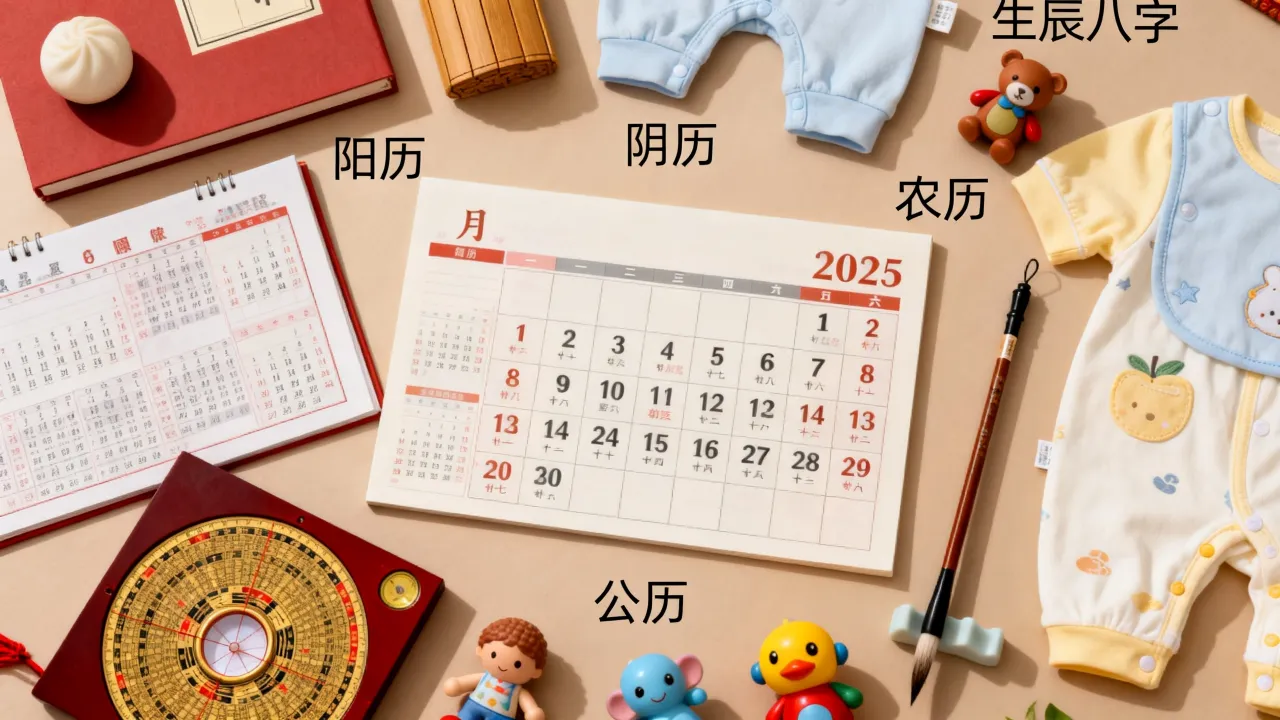 起名用阳历还是阴历?2025年宝宝起名按农历还是公历更准确,生辰八字到底参考哪个 起名用阳历还是阴历?2025年宝宝起名按农历还是公历更准确,生辰八字到底参考哪个