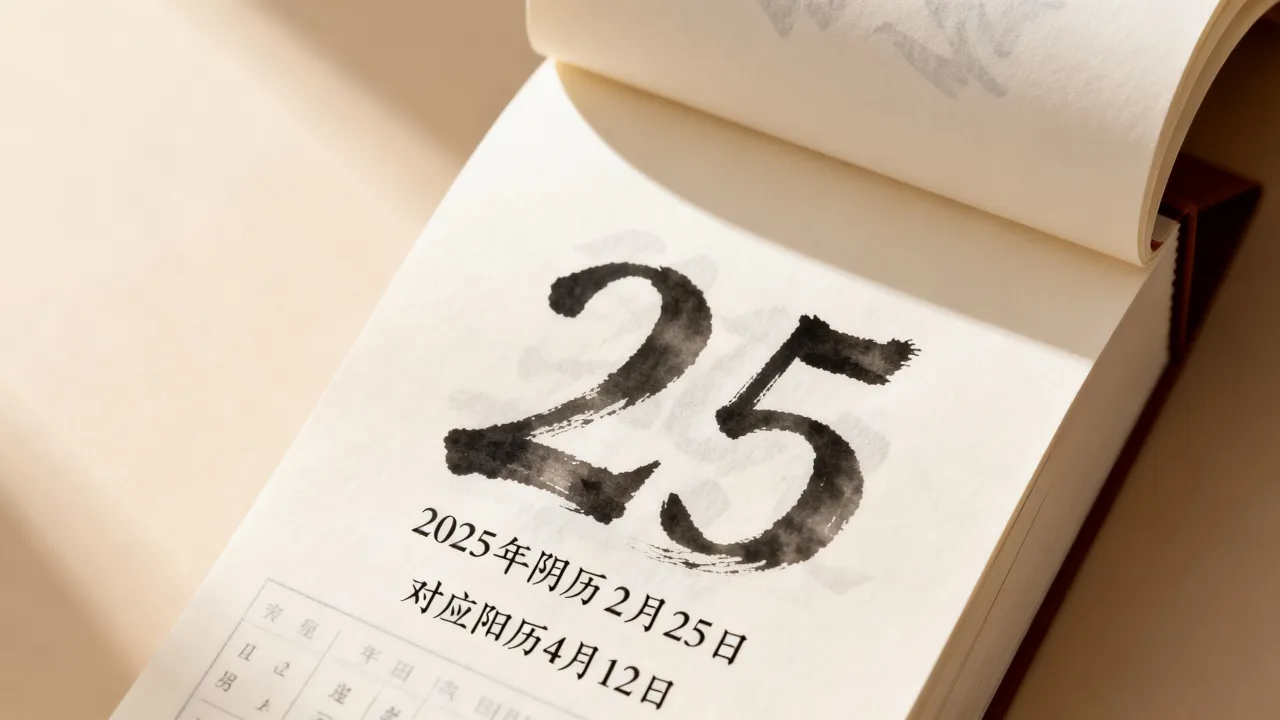 2025年阴历2月25是什么日子,阴历2月25是几月几日 2025年阴历2月25是什么日子,阴历2月25是几月几日