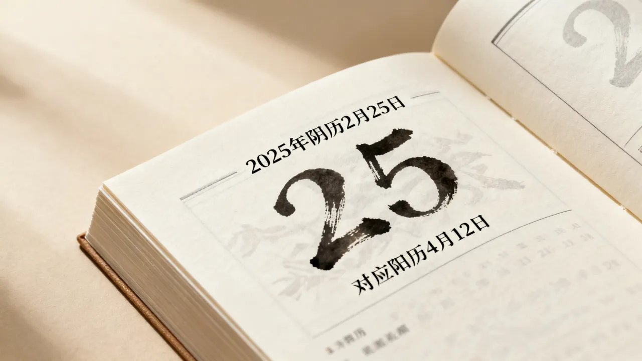 2025年阴历2月25是什么日子,阴历2月25是几月几日 2025年阴历2月25是什么日子,阴历2月25是几月几日