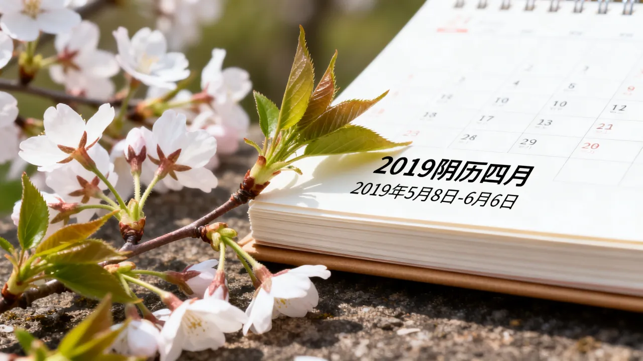 2019阴历四月是几月，2019阴历四月对应阳历几号