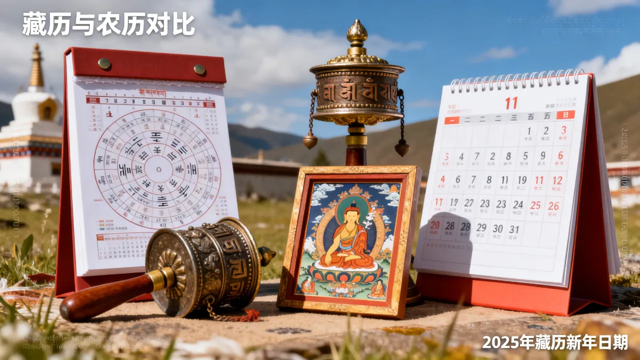 藏历是阴历还是阳历,2025年藏历新年与农历差几天,如何计算 藏历是阴历还是阳历,2025年藏历新年与农历差几天,如何计算