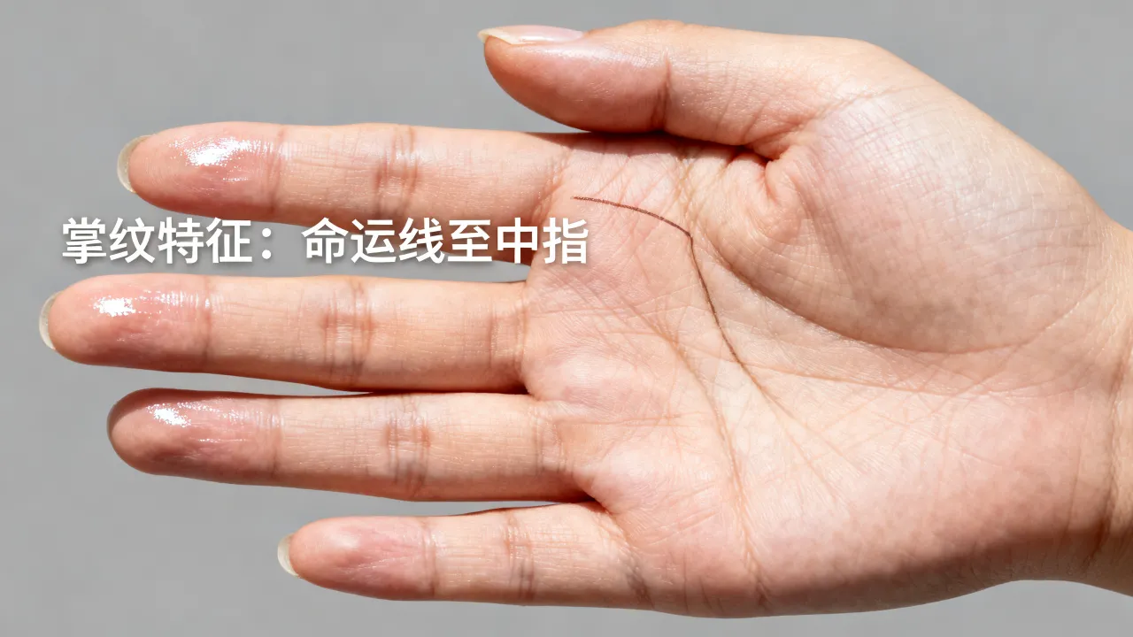 命运线直到中指