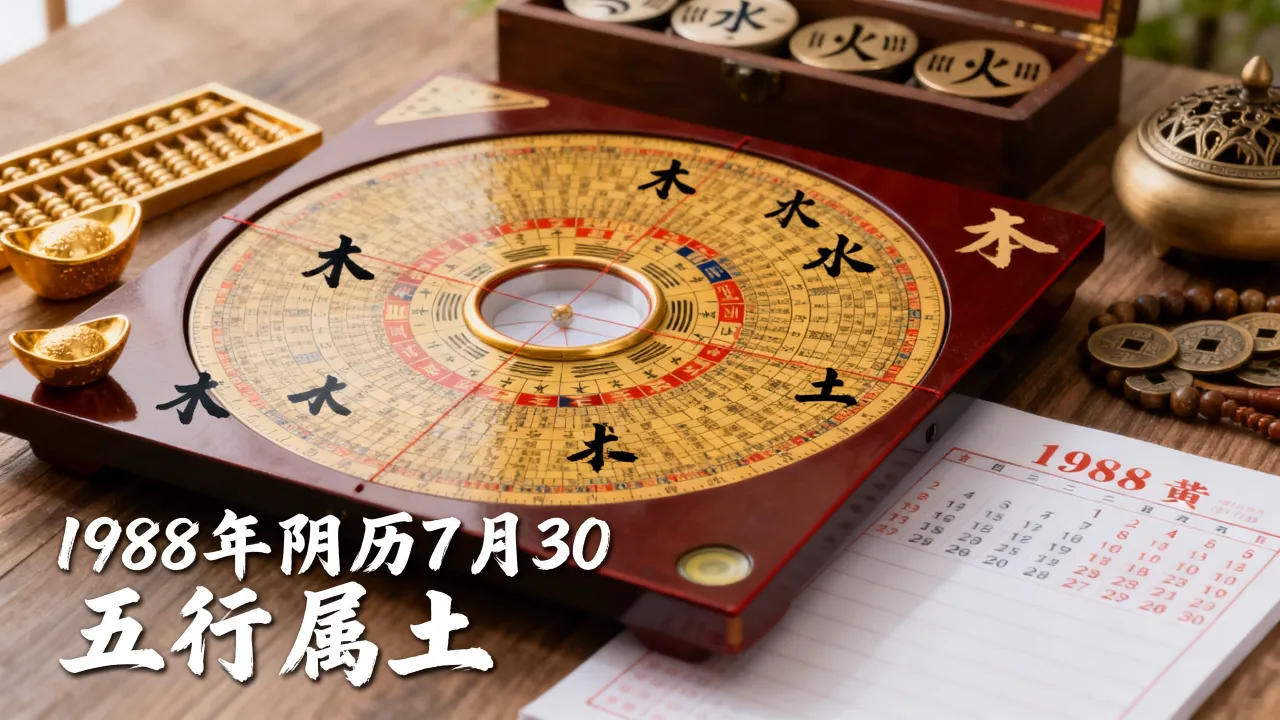 1988年阴历7月30是什么命,农历七月三十出生的人五行属什么? 1988年阴历7月30是什么命,农历七月三十出生的人五行属什么?