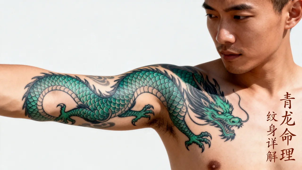 男人青龙是的命运如何？青龙纹身男人的命理详解