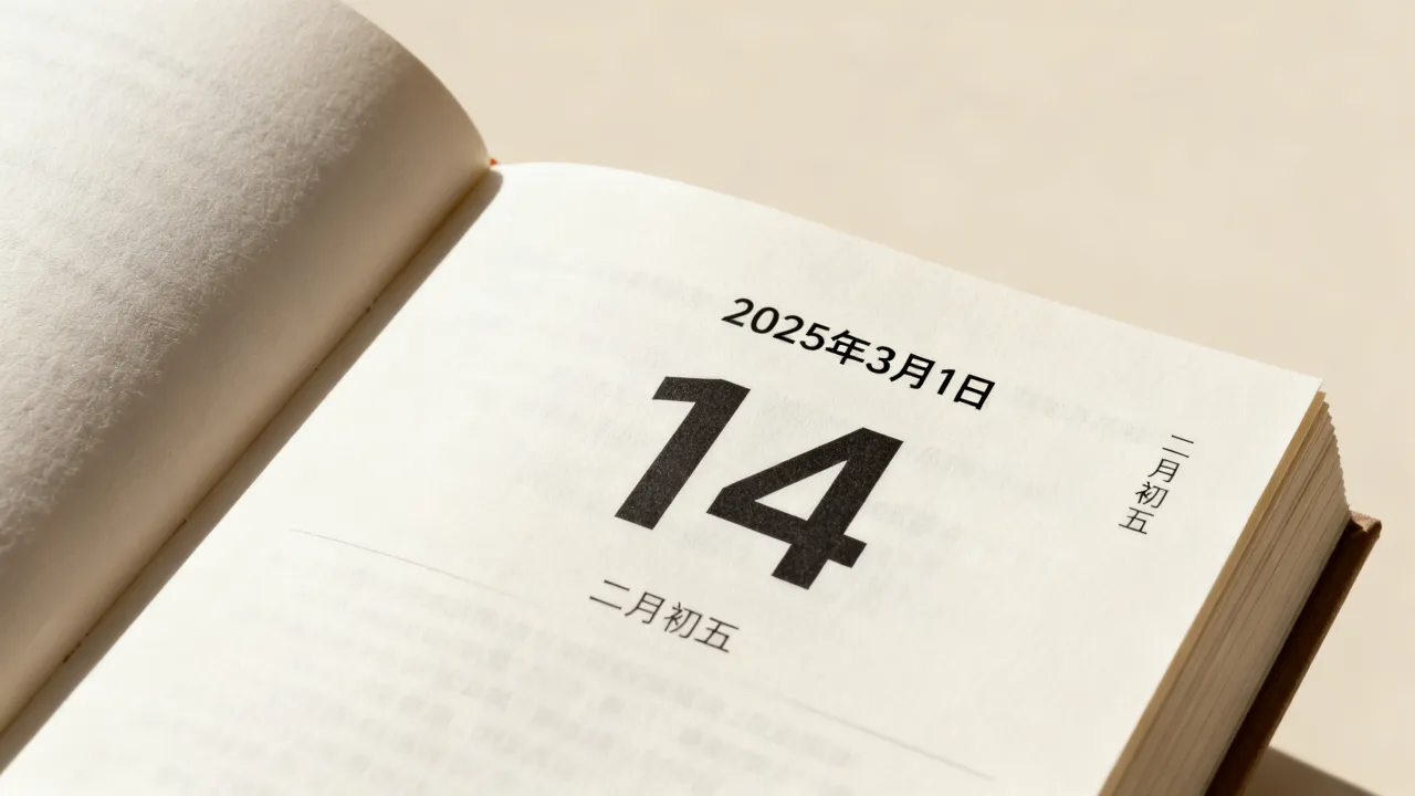 2025年阳历3月14日是阴历几号,农历日期查询 2025年阳历3月14日是阴历几号,农历日期查询