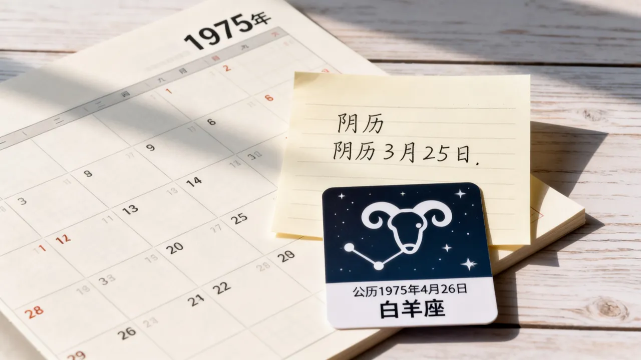 1975年阴历3月25是公历几号,阴历三月廿五对应星座 1975年阴历3月25是公历几号,阴历三月廿五对应星座