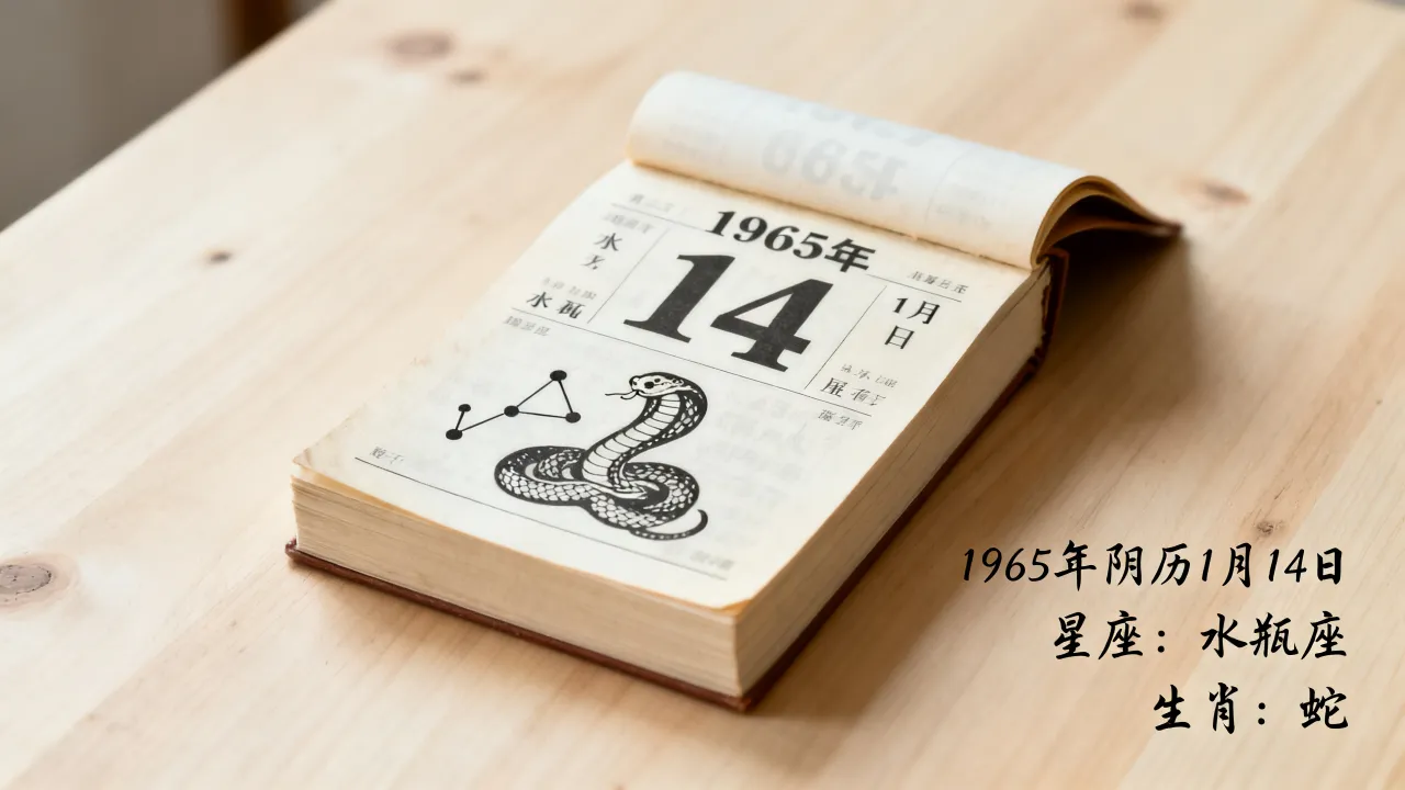 1965阴历1月14是什么星座,属什么生肖? 1965阴历1月14是什么星座,属什么生肖?