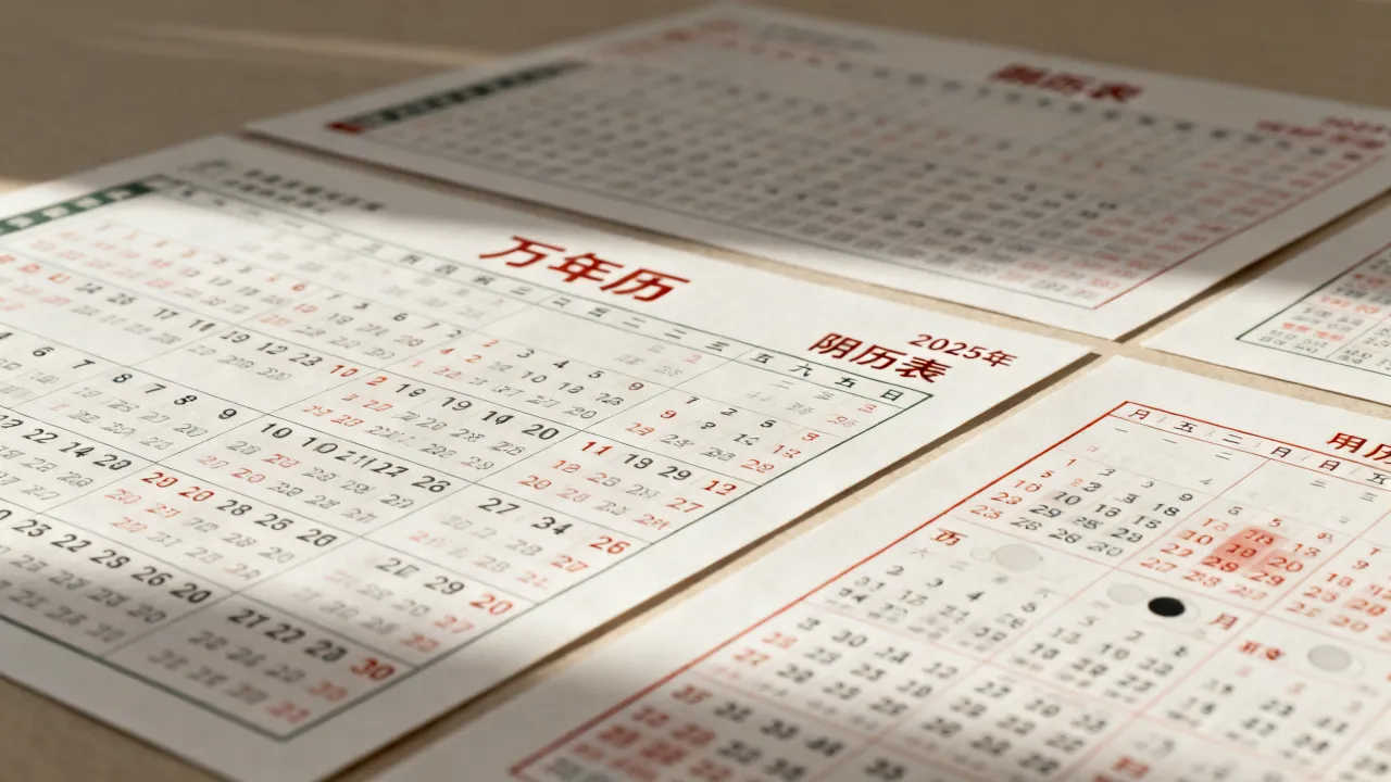 万年历和阴历表有什么区别,2025年万年历阴历查询表大全 万年历和阴历表有什么区别,2025年万年历阴历查询表大全