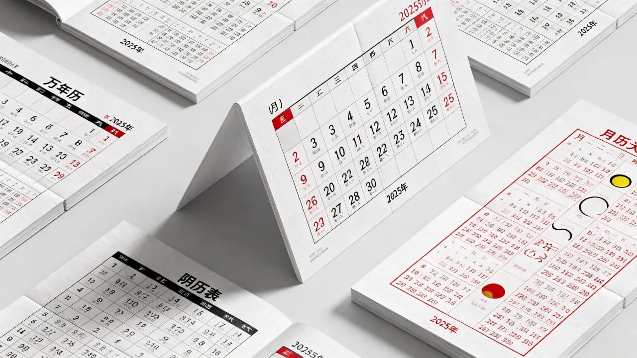 万年历和阴历表有什么区别,2025年万年历阴历查询表大全 万年历和阴历表有什么区别,2025年万年历阴历查询表大全