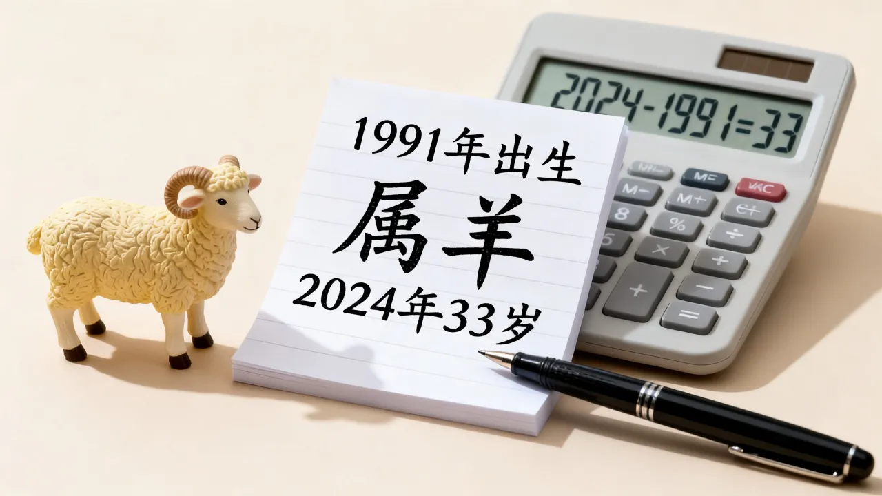 阴历1991年今年多大,91年属羊今年几岁 阴历1991年今年多大,91年属羊今年几岁