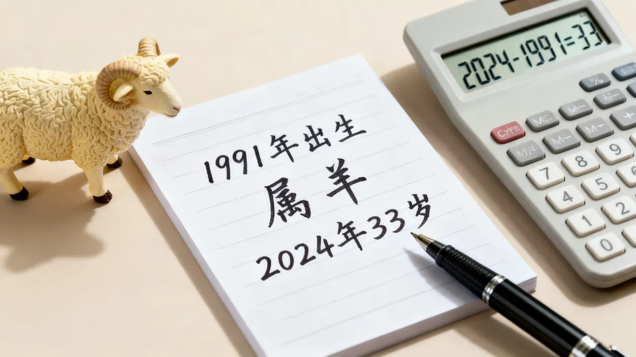 阴历1991年今年多大,91年属羊今年几岁 阴历1991年今年多大,91年属羊今年几岁