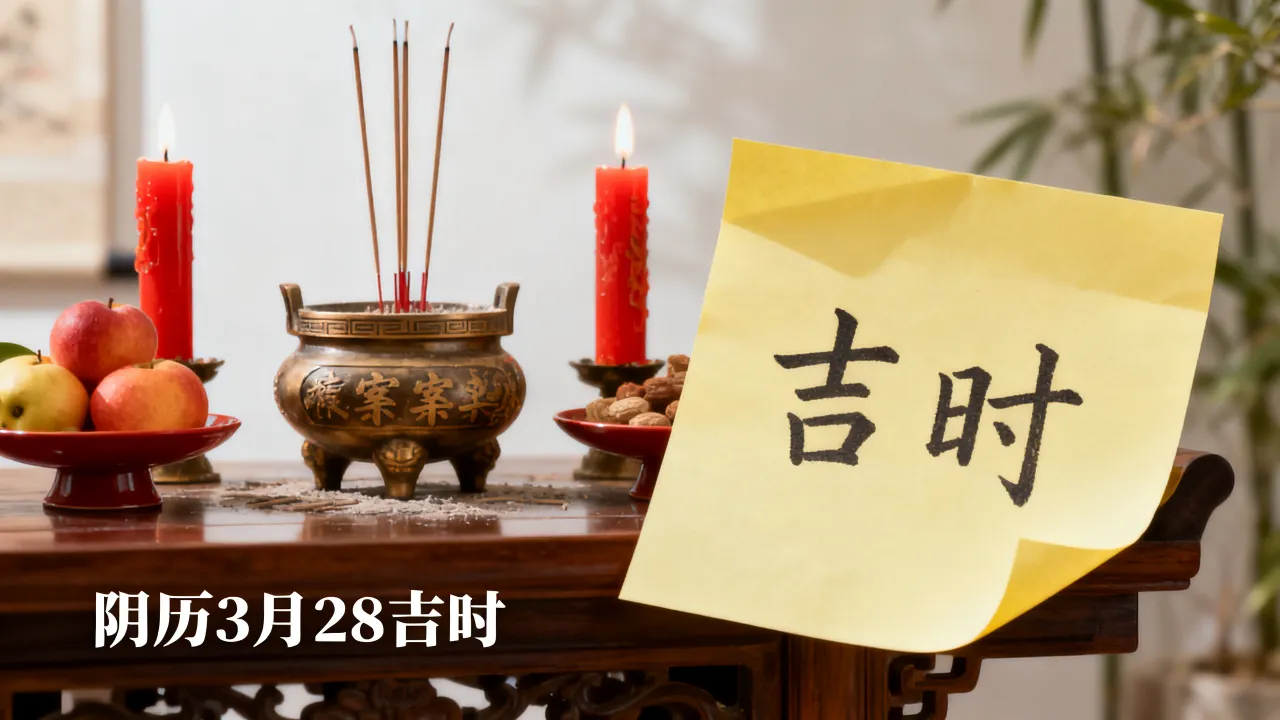 阴历3月28吉时