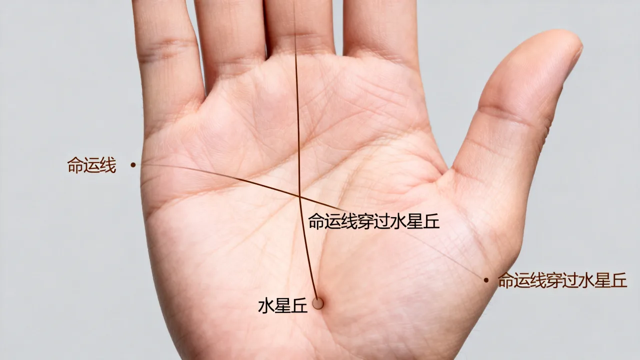 命运线穿过水星丘代表什么,命运线水星丘位置图解 命运线穿过水星丘代表什么,命运线水星丘位置图解