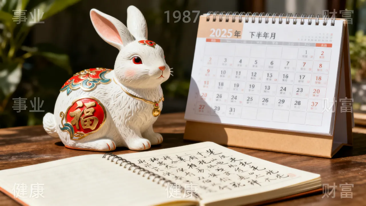 1987年命运好吗，2025年属兔人下半年运势如何？