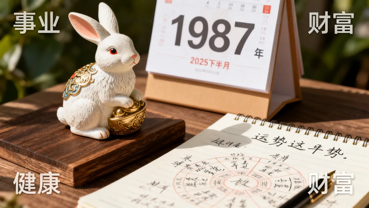1987年命运好吗,2025年属兔人下半年运势如何? 1987年命运好吗,2025年属兔人下半年运势如何?