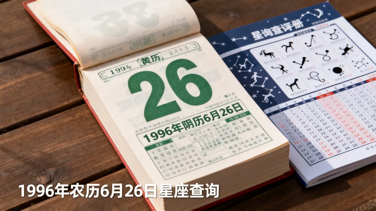 1996年阴历6月26日是什么星座,1996年农历6月26日星座查询 1996年阴历6月26日是什么星座,1996年农历6月26日星座查询