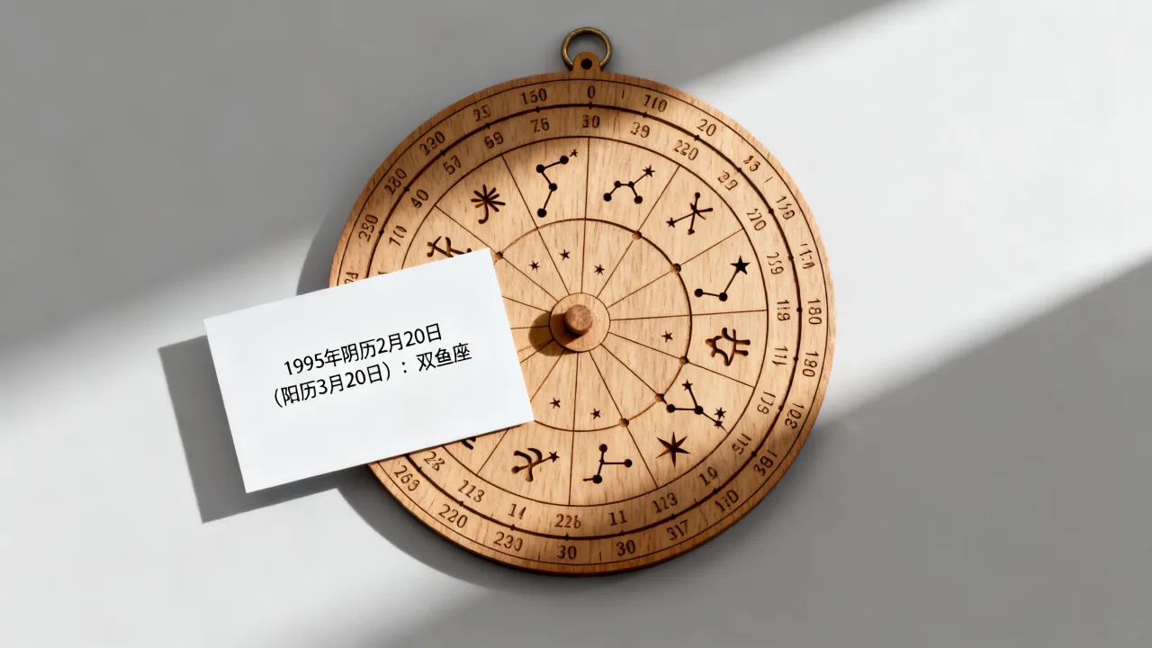 1995阴历2月20是什么星座？，阴历二月二十日星座