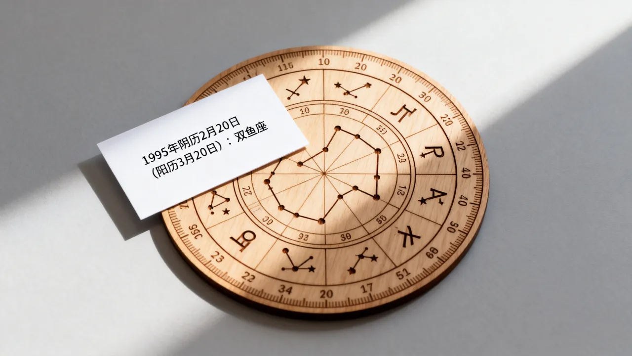 1995阴历2月20是什么星座？，阴历二月二十日星座