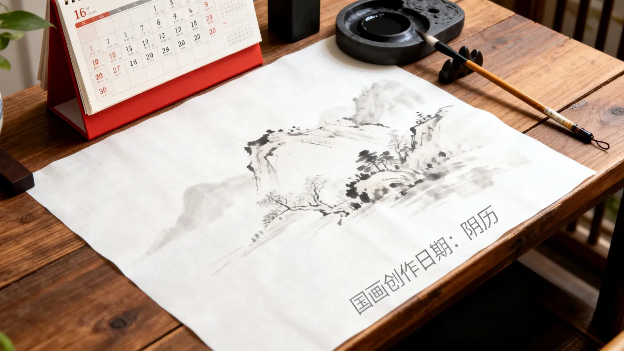 国画日期是阴历吗