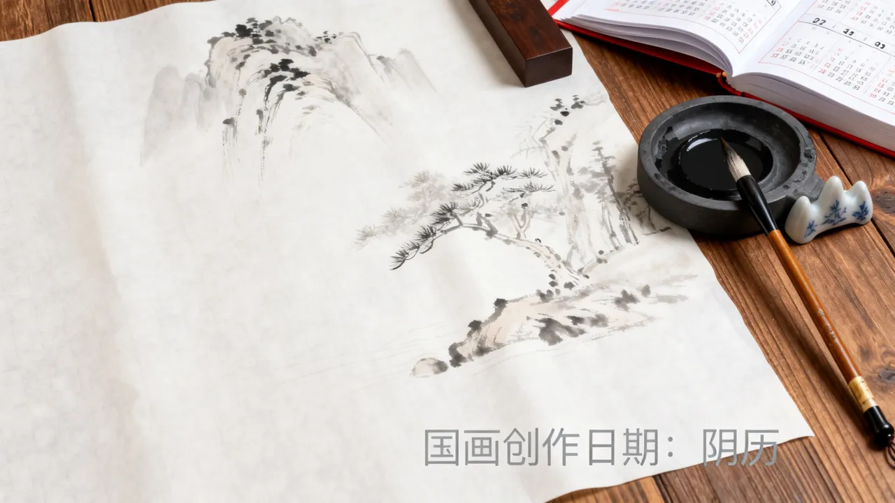 国画日期是阴历吗