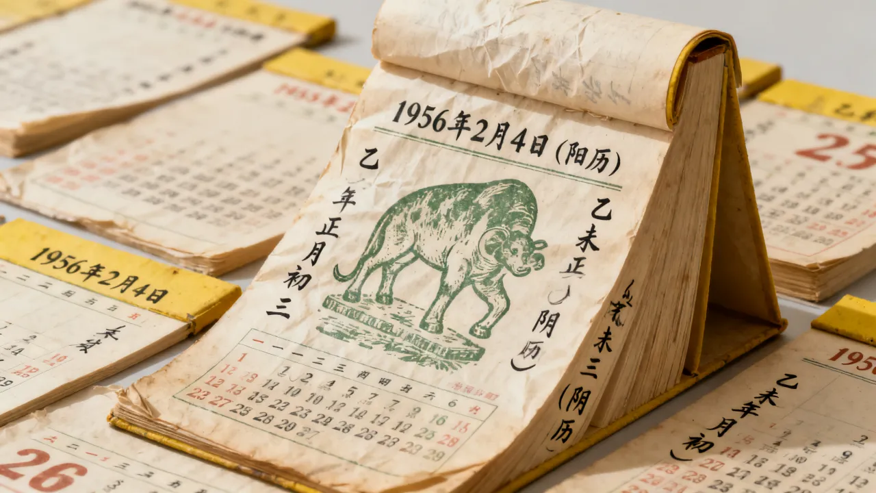 1956年阴历是多少？，1956年农历阳历日期是几号？
