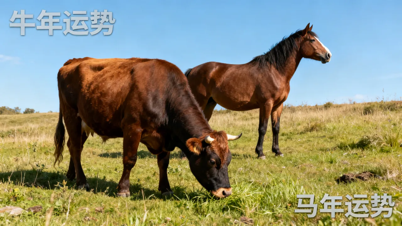 属牛马的命运真的不好吗？属牛属马人一生运势揭秘