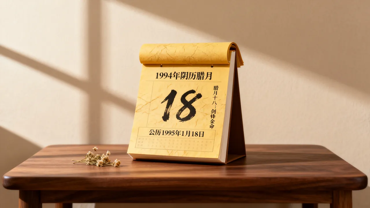 1994年阴历腊月18是公历几号,腊月十八是什么命? 1994年阴历腊月18是公历几号,腊月十八是什么命?