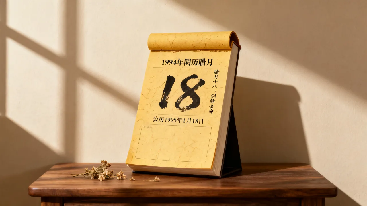 1994年阴历腊月18是公历几号,腊月十八是什么命? 1994年阴历腊月18是公历几号,腊月十八是什么命?