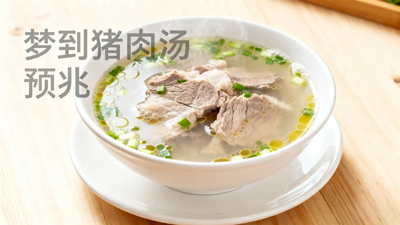 梦到猪肉汤是啥意思,梦见喝猪肉汤有什么预兆? 梦到猪肉汤是啥意思,梦见喝猪肉汤有什么预兆?