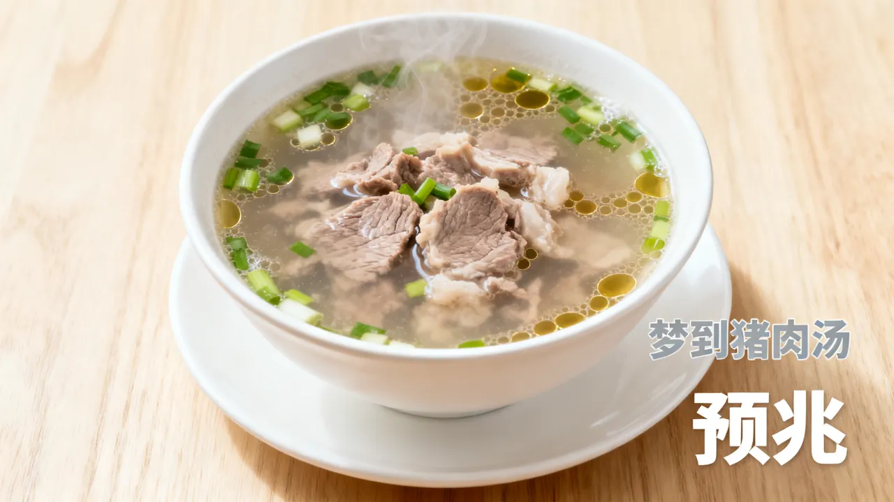 梦到猪肉汤是啥意思,梦见喝猪肉汤有什么预兆? 梦到猪肉汤是啥意思,梦见喝猪肉汤有什么预兆?