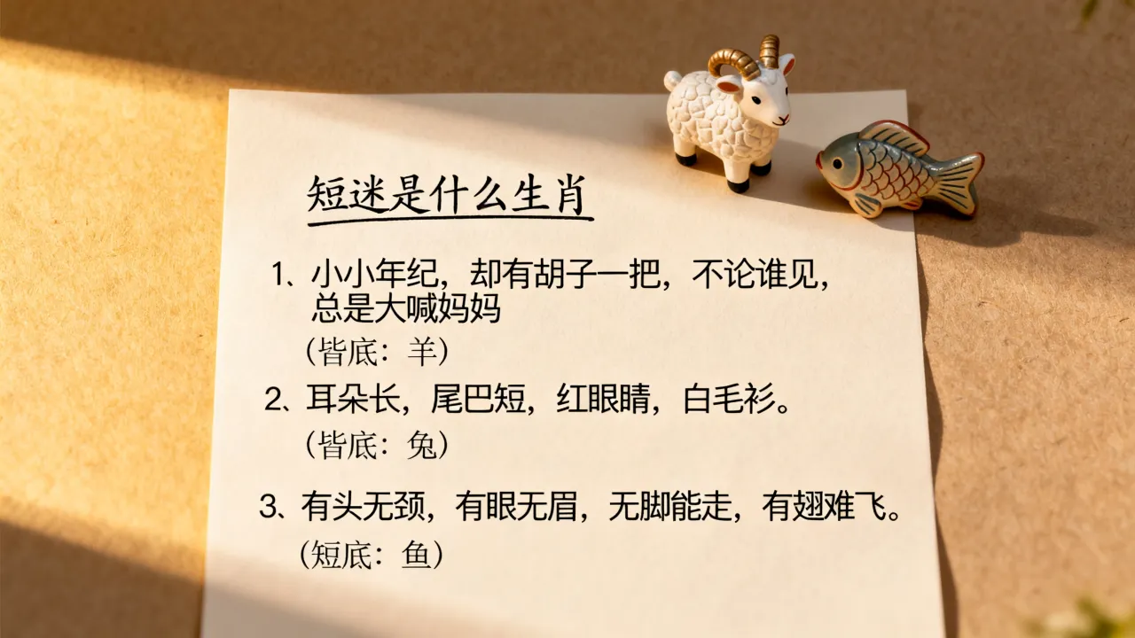 短迷是什么生肖,短的谜语大全和谜底是什么 短迷是什么生肖,短的谜语大全和谜底是什么