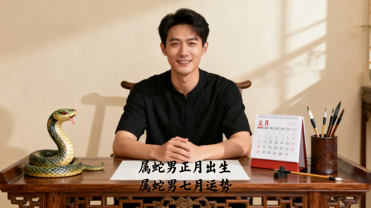 属蛇男农历正月出生好不好，属蛇男农历七月运势如何？