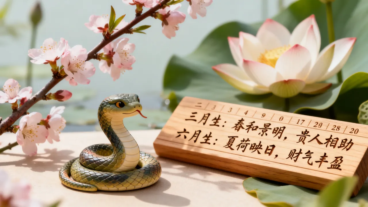 2001属蛇农历三月生和六月生哪个命更好，属蛇出生月份吉凶