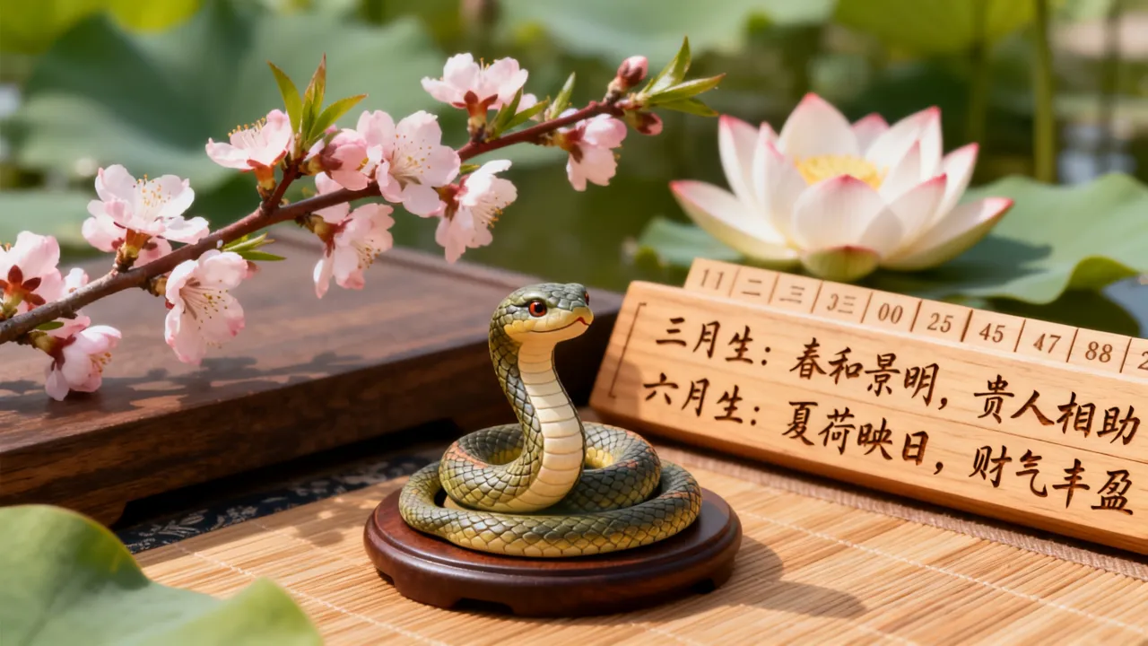 2001属蛇农历三月生和六月生哪个命更好，属蛇出生月份吉凶