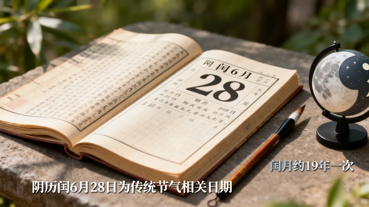 阴历闰6月28日是什么日子？闰月多久一次？