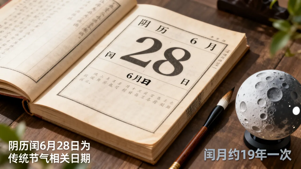 阴历闰6月28日是什么日子?闰月多久一次? 阴历闰6月28日是什么日子?闰月多久一次?